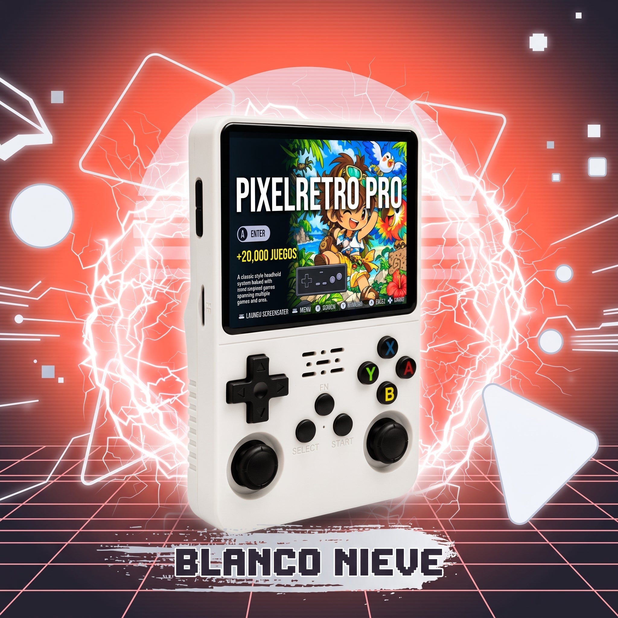 PixelRetro Pro™ – Consola Retro Portátil con hasta 20.000 Juegos