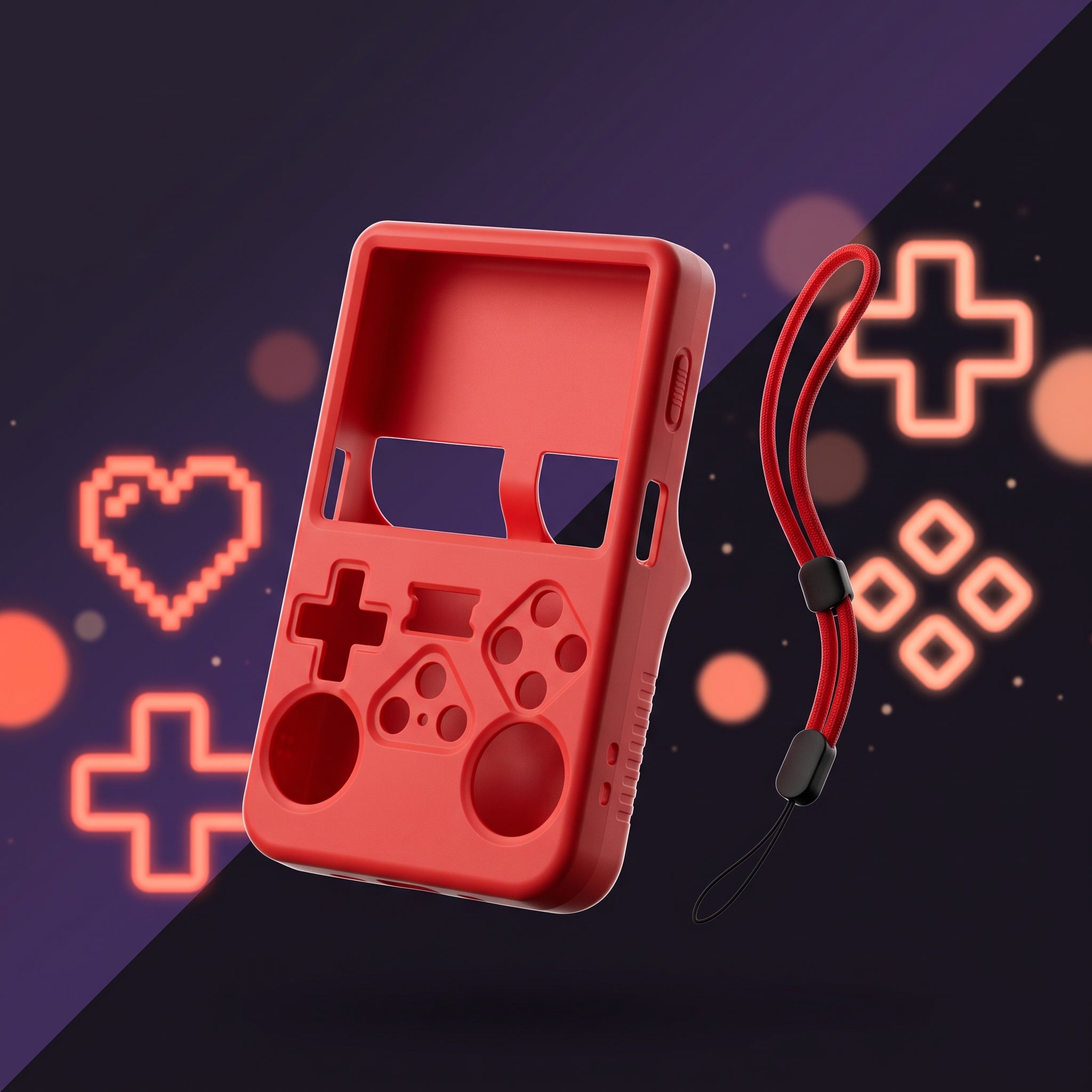 Funda de silicona + correa PixelRetro Pro™