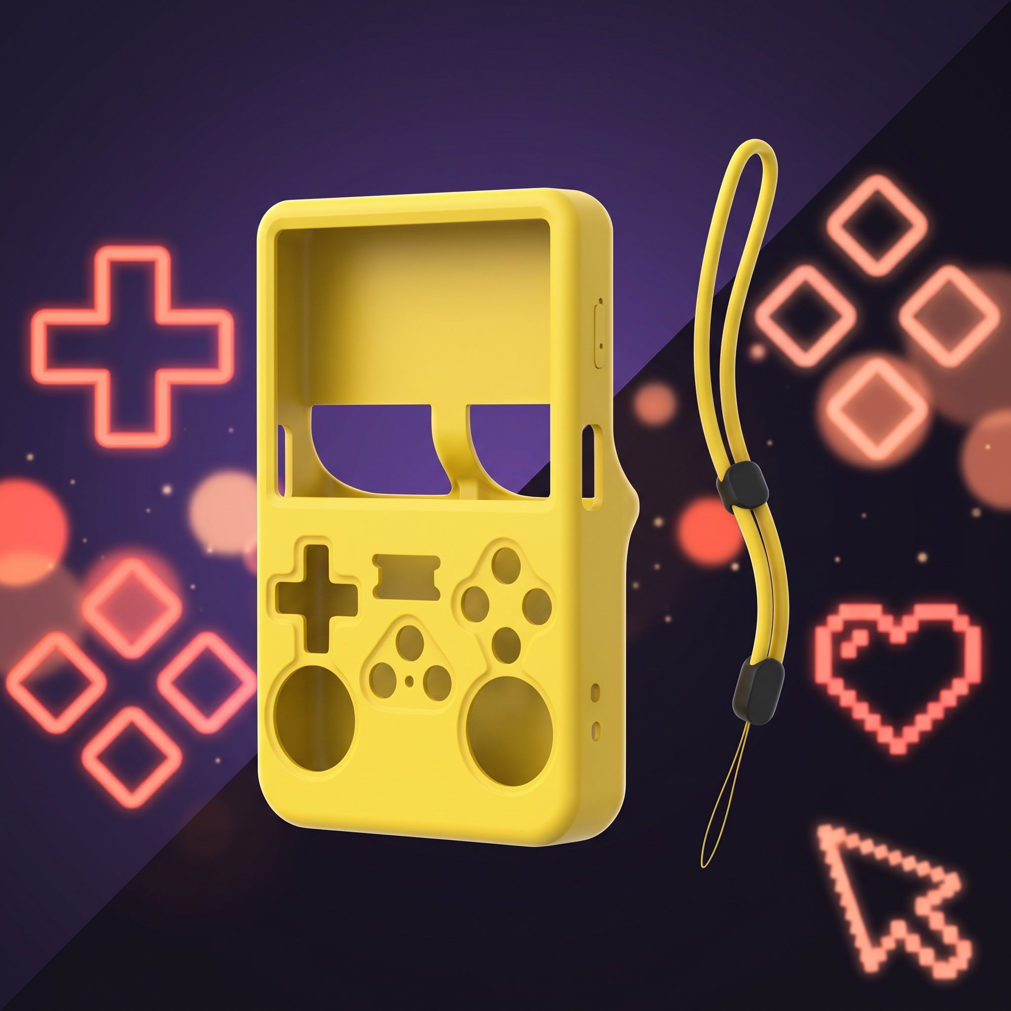 Funda de silicona + correa PixelRetro Pro™